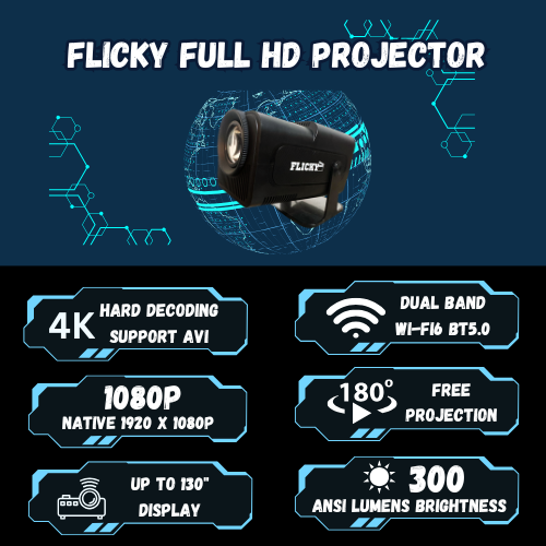 Flicky Full HD Projector